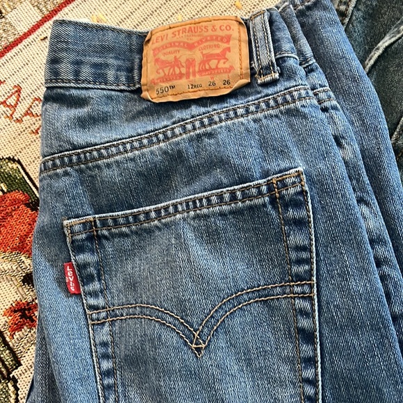 COPY - Lot of 3 boys jeans all size 12 2 wranglers and 1 Levis - Picture 2 of 5